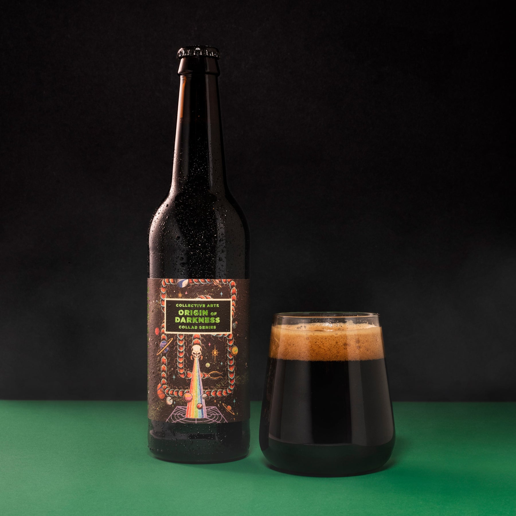 Origin of Darkness 2023: Imperial Stout with Maple Syrup, Pistachio, Vanilla & Lactose (Southern Grist Collab)