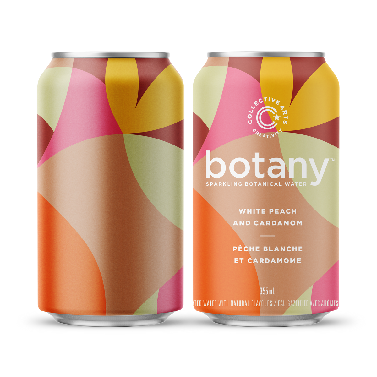 White Peach & Cardamom Sparkling Botanical Water